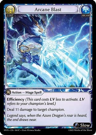 Arcane Blast — Abyssal Heaven Grand Archive TCG card by Primea Studio