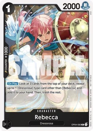 Rebecca (Tournament Pack 2025 Vol. 2) — One Piece Promotion Cards