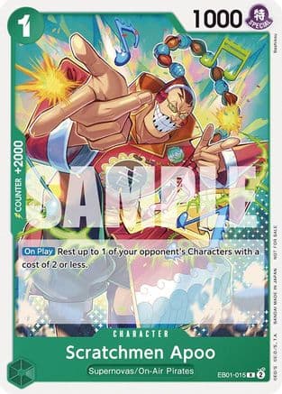 Scratchmen Apoo (Tournament Pack 2025 Vol. 2) — One Piece Promotion Cards