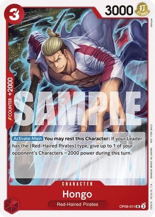 Hongo (Tournament Pack 2025 Vol. 2) — One Piece Promotion Cards