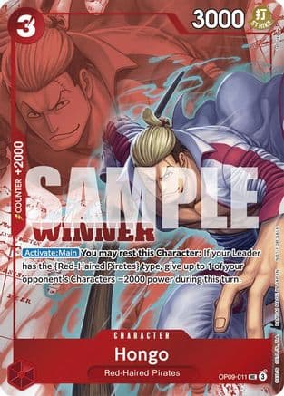 Hongo (Winner Pack 2025 Vol. 2) — One Piece Promotion Cards