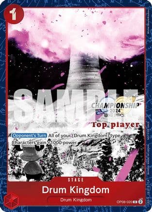 Drum Kingdom (Championship 2024 Top Player Pack Vol. 2) — One Piece Promotion Cards
