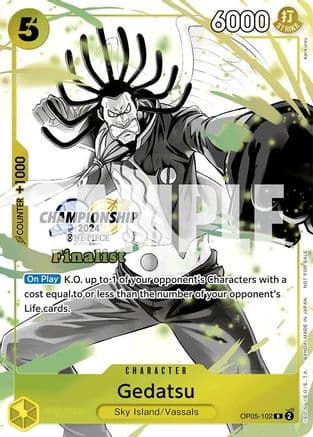 Gedatsu (Championship 2024 Finalist Card Set Vol. 2) — One Piece Promotion Cards