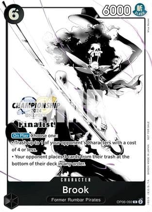 Brook (Championship 2024 Finalist Card Set Vol. 2) — One Piece Promotion Cards