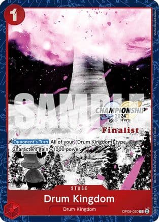 Drum Kingdom (Championship 2024 Finalist Card Set Vol. 2) — One Piece Promotion Cards