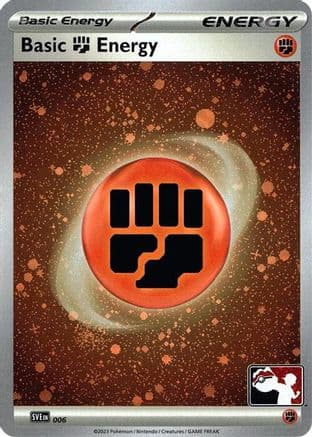 Basic Fighting Energy - 006 (Cosmos Holo) — Prize Pack Series Cards Pokémon TCG card by Cosmos Holo