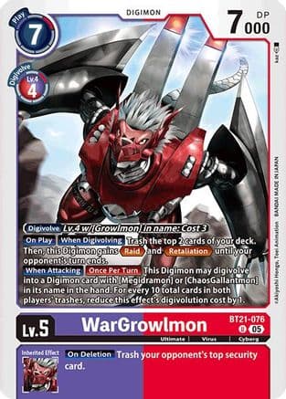WarGrowlmon — World Convergence