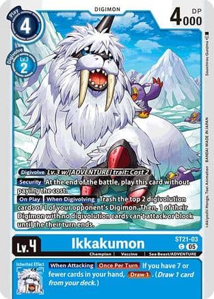 Ikkakumon — Starter Deck 21: Hero of Hope Digimon Card Game card by Souichirou Gunjima