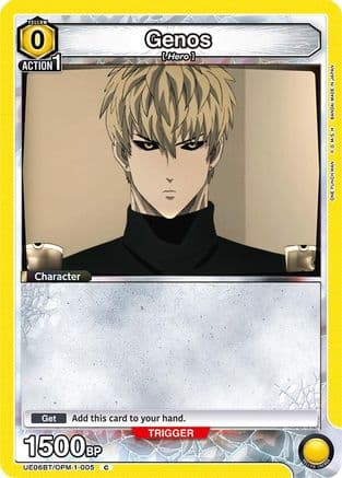 Genos (005) (Box Topper Foil) — UE06BT: One Punch Man