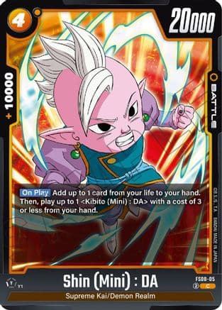 Shin (Mini) : DA — Starter Deck 8: Vegeta (Mini) Super Saiyan 3