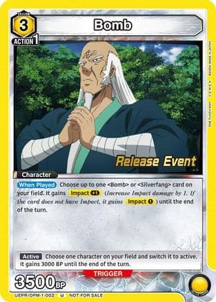 Bomb (002) — UE06BT: One Punch Man Release Event Cards