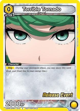 Terrible Tornado (012) — UE06BT: One Punch Man Release Event Cards
