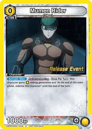 Mumen Rider (016) — UE06BT: One Punch Man Release Event Cards