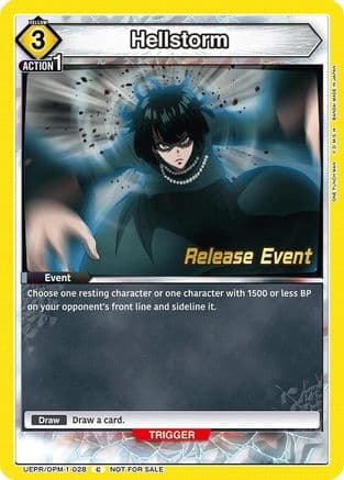 Hellstorm — UE06BT: One Punch Man Release Event Cards