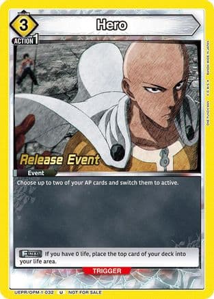 Hero — UE06BT: One Punch Man Release Event Cards