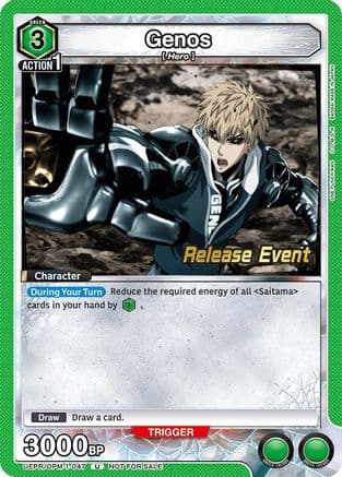 Genos (047) — UE06BT: One Punch Man Release Event Cards