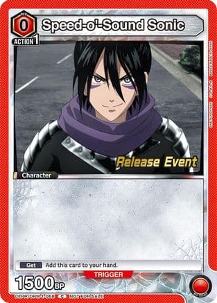 Speed-o'-Sound Sonic (068) — UE06BT: One Punch Man Release Event Cards