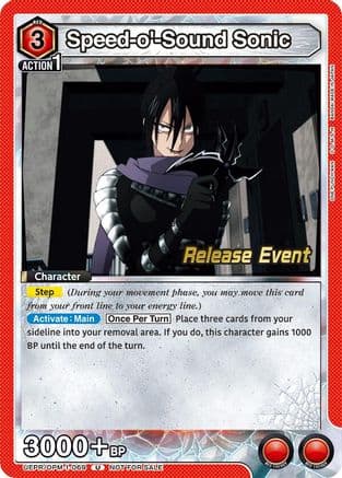Speed-o'-Sound Sonic (069) — UE06BT: One Punch Man Release Event Cards