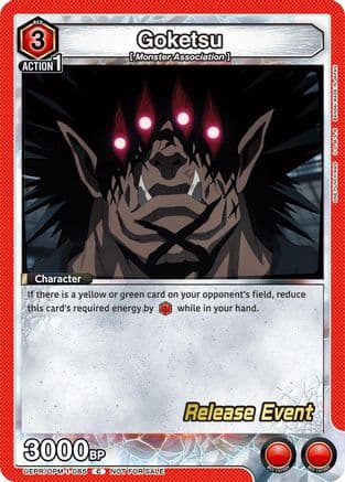 Goketsu — UE06BT: One Punch Man Release Event Cards