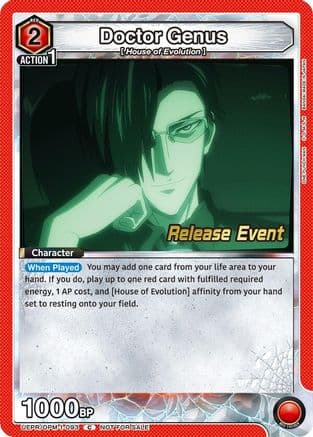 Doctor Genus — UE06BT: One Punch Man Release Event Cards
