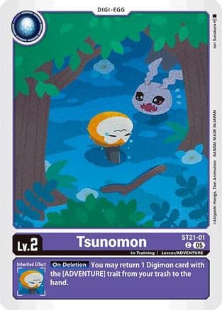 Tsunomon — Starter Deck 21: Hero of Hope Digimon Card Game card by Iori Senakura