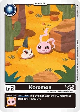 Koromon — Starter Deck 20: Protector of Light