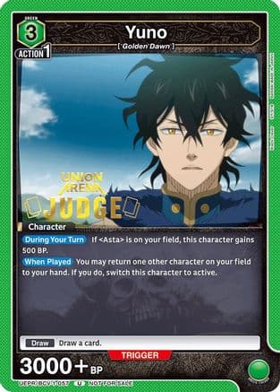 Yuno (Judge Pack) — Union Arena Promotion Cards