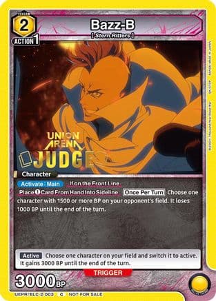 Bazz-B (Judge Pack) — Union Arena Promotion Cards