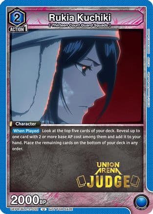 Rukia Kuchiki (032) (Judge Pack) — Union Arena Promotion Cards