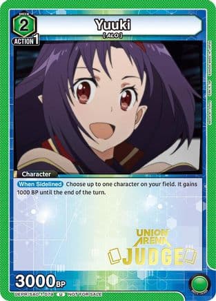 Yuuki (Judge Pack) — Union Arena Promotion Cards