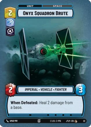 Onyx Squadron Brute (Foil) — Jump to Lightspeed - Weekly Play Promos