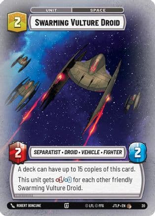 Swarming Vulture Droid — Jump to Lightspeed - Weekly Play Promos