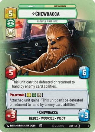 Chewbacca - Faithful First Mate — Jump to Lightspeed - Weekly Play Promos