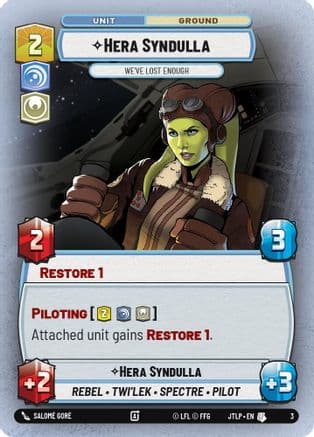 Hera Syndulla - We've Lost Enough — Jump to Lightspeed - Weekly Play Promos