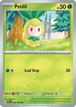 Petilil — SV09: Journey Together Pokémon TCG card by mele