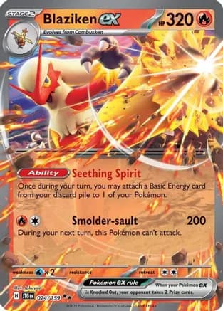 Blaziken ex — SV09: Journey Together