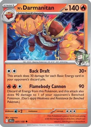 N's Darmanitan - 027/159 — SV09: Journey Together