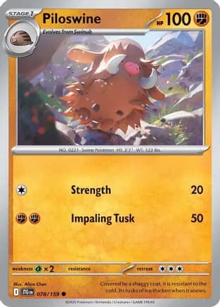 Piloswine — SV09: Journey Together