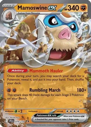 Mamoswine ex - 079/159 — SV09: Journey Together
