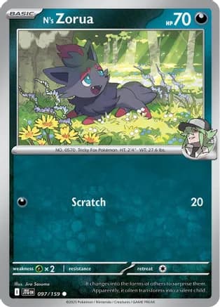 N's Zorua — SV09: Journey Together