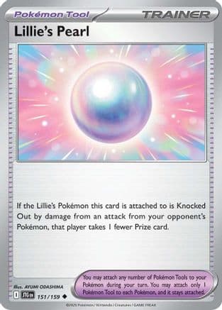 Lillie's Pearl — SV09: Journey Together Pokémon TCG card by AYUMI ODASHIMA