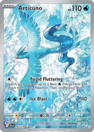 Articuno - 161/159 — Pokémon TCG card