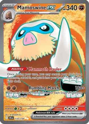 Mamoswine ex - 174/159 — SV09: Journey Together