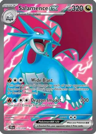 Salamence ex - 177/159 — SV09: Journey Together