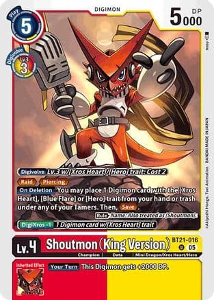 Shoutmon (King Version) — World Convergence