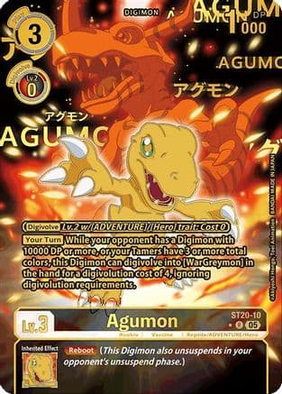 Agumon (Rare Pull) — Starter Deck 20: Protector of Light