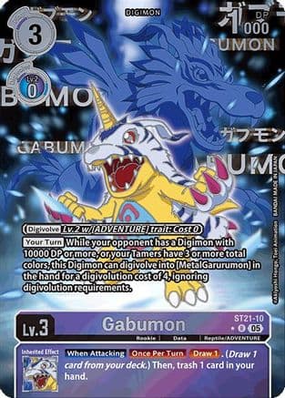 Gabumon (Rare Pull) — Starter Deck 21: Hero of Hope