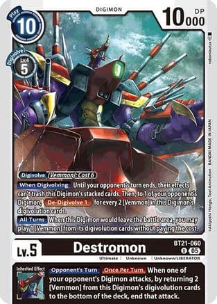 Destromon — World Convergence Digimon Card Game card by robomisutya