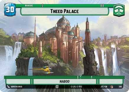 Theed Palace // Experience (Hyperspace) — Jump to Lightspeed Star Wars: Unlimited card by Green Goblin