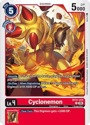 Cyclonemon — World Convergence Digimon Card Game card by Akiyoshi Honga